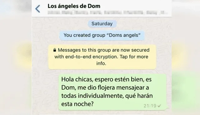 WhatsApp: Crea grupo con sus ex's y pregunta quién quiere salir con él; el final es épico