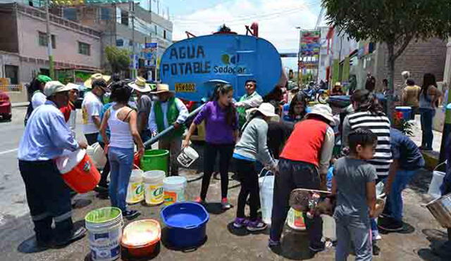 Población de Arequipa se quedará sin agua potable hasta el domingo 