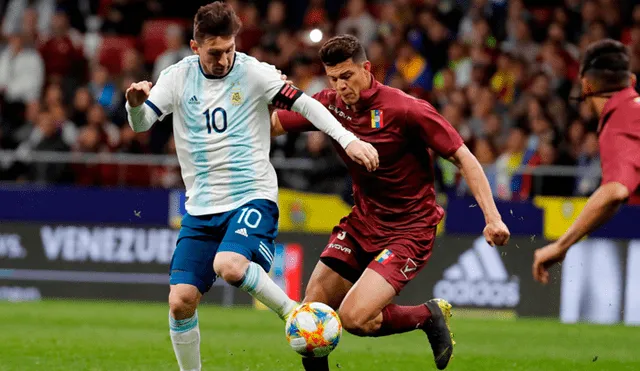 Venezuela vs Argentina por los cuartos de Final de la Copa América 2019. Foto: AFP