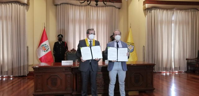 En Sesión de Concejo la comuna aprobó por unanimidad la firma de un Convenio de Cooperación Interinstitucional con la UPCH./ Foto: Municipalidad de Miraflores