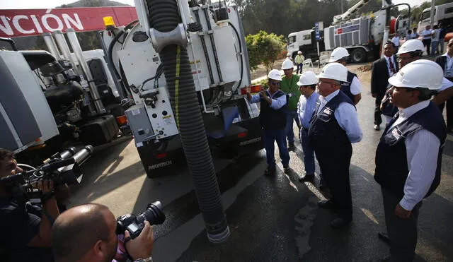 Vivienda adquiere 25 hidrojets para emergencias de alcantarillado en Lima