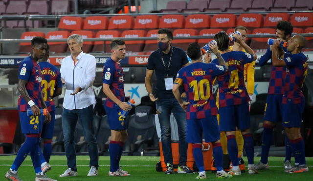 Barcelona cae 1-0 en el Camp Nou tras el gol de Arnaiz del Osasuna. Foto: AFP