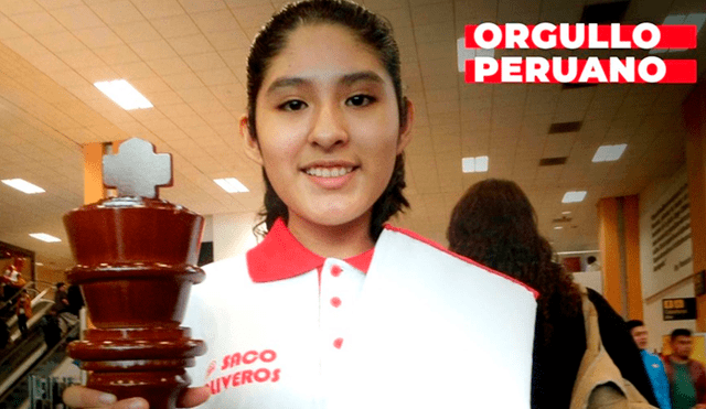 Fiorella Contreras dejó en alto el nombre del Perú tras coronarse tricampeona Panamericana de ajedrez.