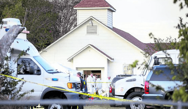 Masacre en Texas: mueren 26 personas en una iglesia