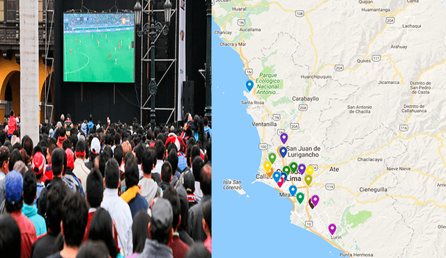Google Maps: todos los lugares donde puedes ver el Perú vs. Nueva Zelanda en pantalla gigante