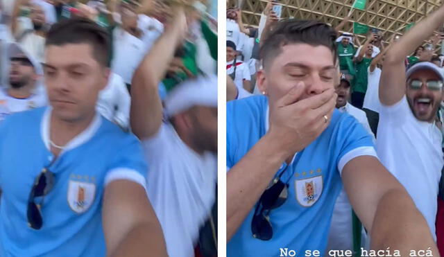 Ignacio Baladán se unió a miles de hinchas que viajaron a Qatar para presenciar la Copa del Mundo. Foto: Instagram Ignacio Baladán