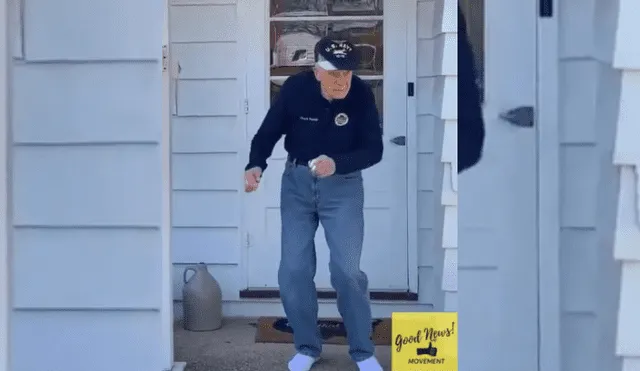 Video es viral en TikTok. El hombre de 97 años se grabó bailando un hit del cantante estadounidense, sin imaginar que este lo vería y lo halagaría con un mensaje.