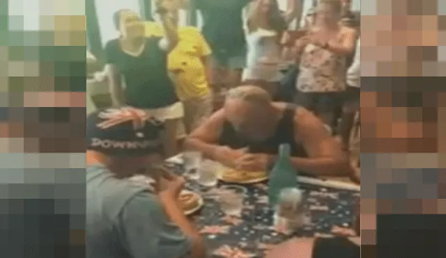 Participaba en concurso de comelones y muere atragantada por un trozo de pastel [VIDEO]