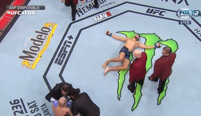 UFC 235: Johnny Walker destruye a su oponente en segundos y se lesiona celebrando [VIDEO]
