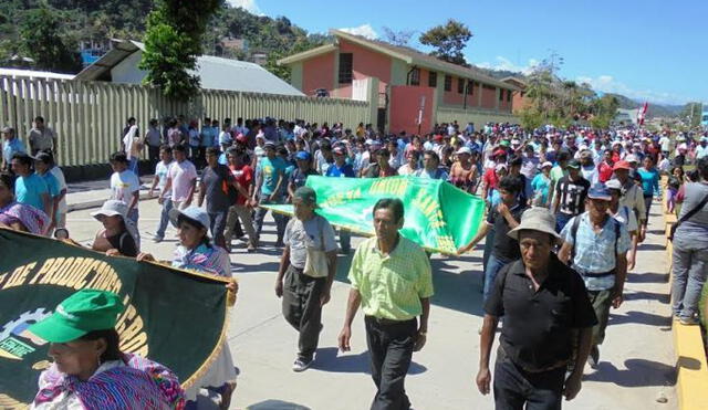 Cocaleros del Cusco inician huelga indefinida
