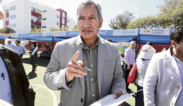 Gregorio Palma, gerente general del Gobierno Regional de Arequipa.