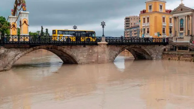 El río Segura, donde la víctima fue arrojada. Fuente: Efe.