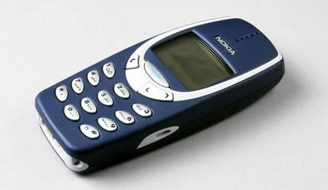 El Nokia 3310 fue lanzado en el año 2000. Foto: BBC Mundo