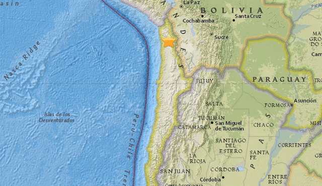 Sismo de 5,2 sacudió el norte de Chile