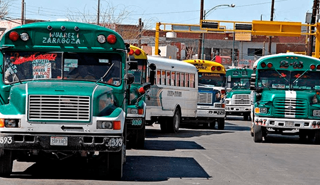 Desde los años 80, la ley del transporte público no se modifica en Ciudad Juárez. (Foto: Internet)