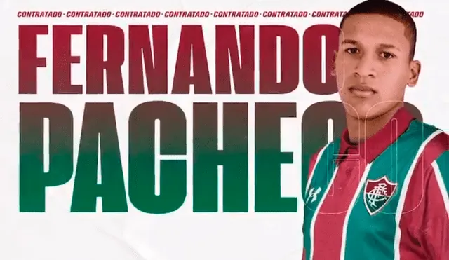 Fluminense anunció en redes sociales el fichaje de Fernando Pacheco para la temporada 2020.