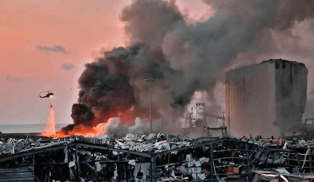 La tragedia en Beirut ocurrió el 4 de agosto. Foto: AFP