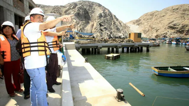 Camaná: obras del desembarcadero pesquero están en un 50% de avance