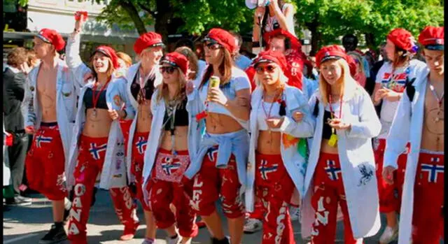 Noruega: adolescentes organizaron la fiesta más 'salvaje' del mundo [FOTOS]