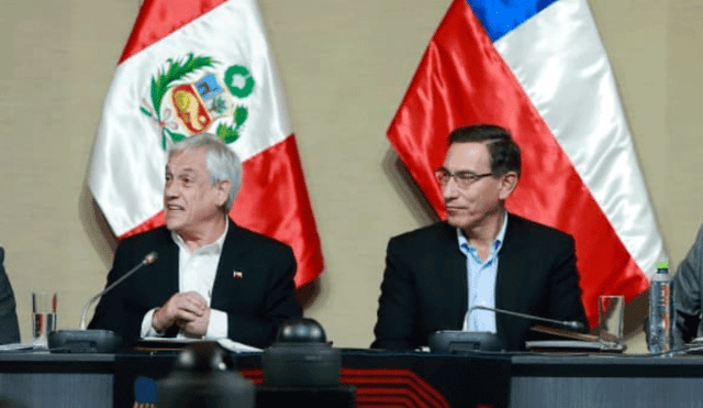 Presidentes de Perú y Chile en Gabinete Binacional. Foto: Presidencia