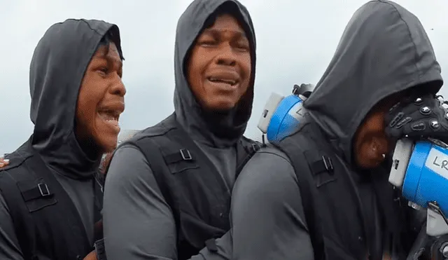 John Boyega, actor de Star Wars, rompe en llanto en plena manifestación en contra el racismo en Londres