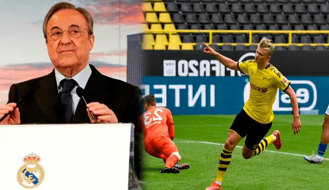 El presidente del cuadro español, Florentino Pérez, se habría comunicado con el director deportivo del Borussia Dortmund. (FOTO: Composición GLR).