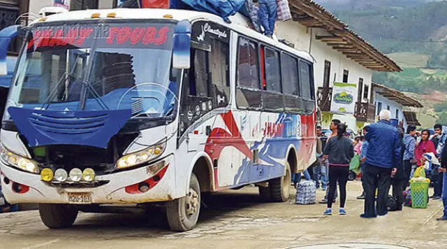 Sujetos armados asaltan ómnibus que iba de Trujillo a Tayabamba