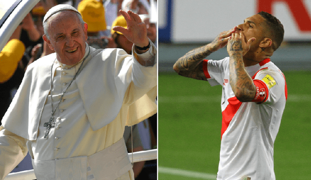 Paolo Guerrero llegó a Lima para ver al papa Francisco [VIDEO]
