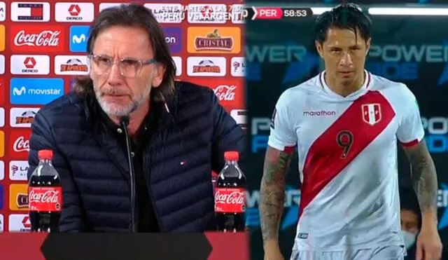 El entrenador peruano se refirió al ingreso del delantero ítalo-peruano. Foto: captura Movistar Deportes