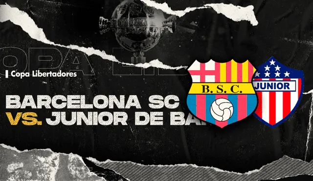Barcelona SC vs. Junior EN VIVO por la Copa Libertadores 2020. (Gráfica: Fabrizio Oviedo/La República).
