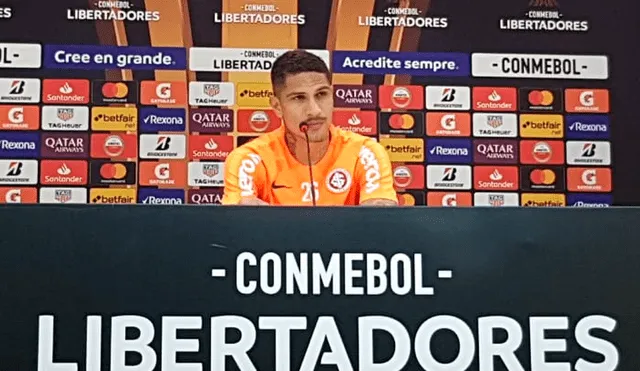 Paolo Guerrero se refirió al tema de su no convocatoria a la selección peruana en conferencia de prensa previo al partido que afrontará por Copa Libertadores con el Inter de Porto vs. Flamengo.