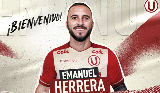 Emanuel Herrera cumplirá 36 años el 13 de abril de este año. Foto: Twitter @Universitario