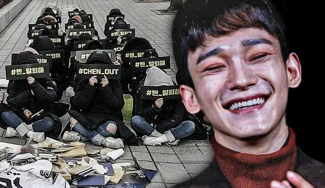 Protesta para sacar a Chen de EXO falla y provoca la creación de hilarantes memes.