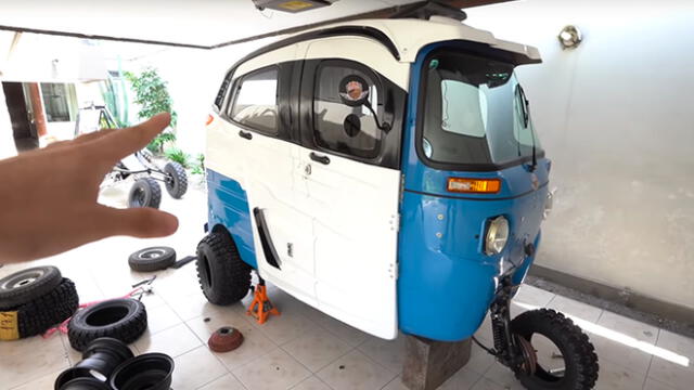 Reto Dakar: Un Torito Bajaj en el rally Reto Dakar: Un Torito Bajaj en el rally
