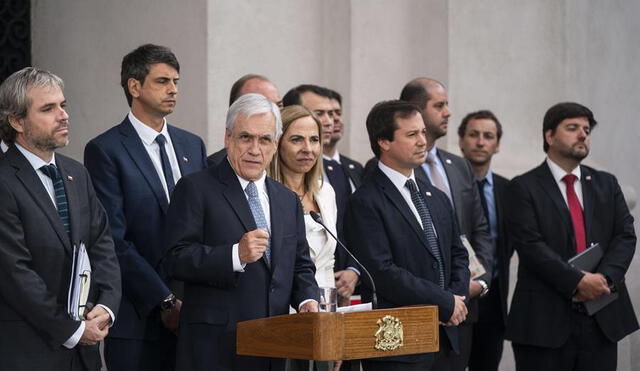Sebastián Piñera se pronuncia sobre manifestaciones durante Festival de Viña del Mar. Foto: EFE.