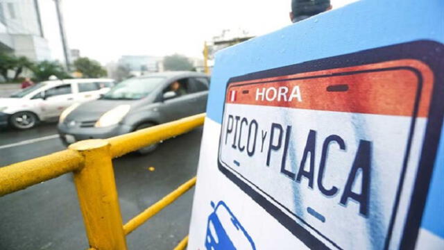 Las multas por cubrir la placa durante el horario de restricción será al doble de una sanción por incumplimiento. Foto: El Peruano