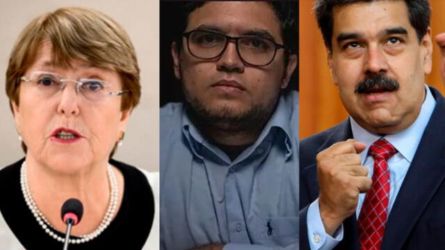 Bachellet exige a régimen de Maduro "acceso urgente" a periodista Luis Carlos Díaz