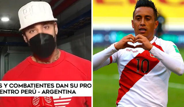 Jota Benz lanzó un peculiar mensaje a Christian Cueva. Foto: América TV/selección peruana
