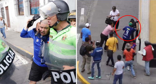 Arequipa: agresiones e insultos empañaron previa a partido Melgar vs U de Chile [VIDEO]
