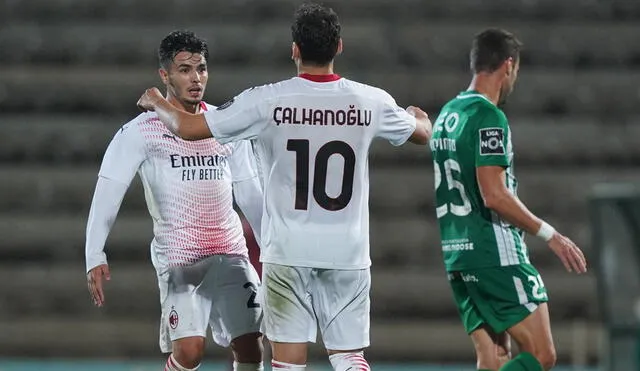 Hakan Calhanoglu anotó un gol de penal en el minuto 120 del tiempo suplementario. Foto: Twitter