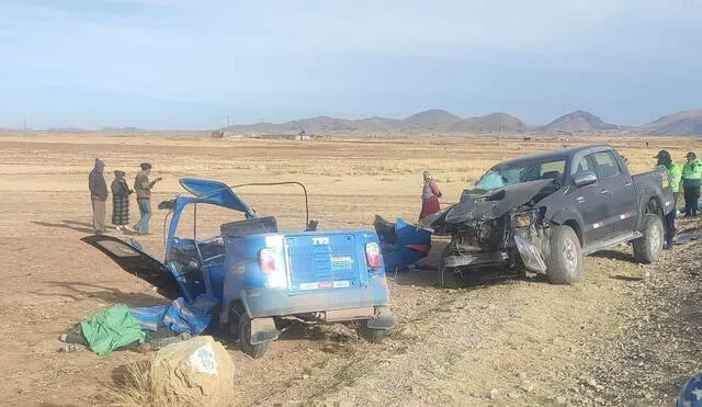 Puno. Accidente de tránsito se produjo en Azángaro. Foto: Elmer Luna