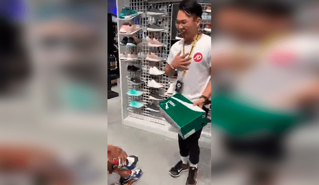 Facebook viral: vendedor cree que joven le roba zapatillas, sin imaginar que todo era broma