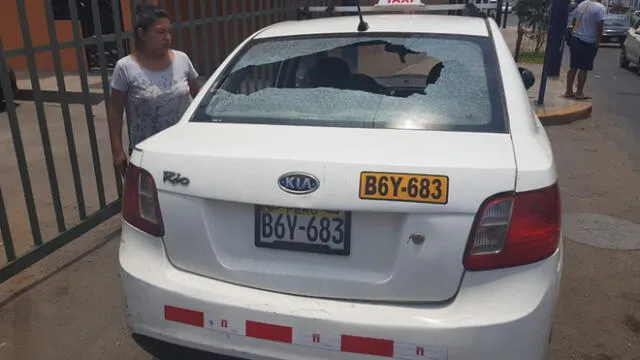 Asalto a taxista en Chorrillos. Fuente: URPI-GLR