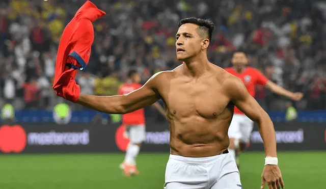 Alexis Sánchez le dio la clasificación a Chile para las semifinales de la Copa América 2019. | Foto: AFP