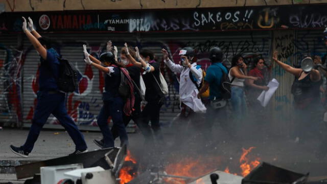 Protestas en Chile. Foto: Jorge Cerdán, enviado especial.