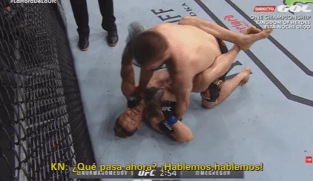 Khabib humilló verbalmente a McGregor durante la pelea en UFC 229 [VIDEO]