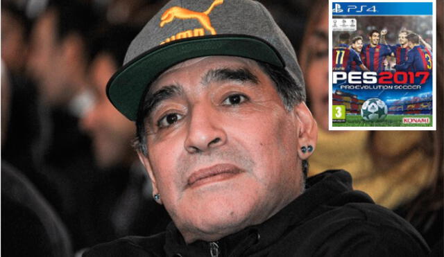 Facebook: La furia de Diego Maradona al encontrarse en el videojuego PES 2017
