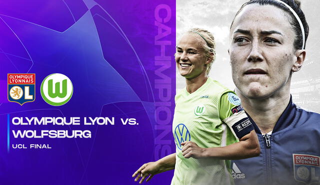 Lyon vs Wolfsburgo EN VIVO desde España por la final de la Champions League Femenina 2020. Composición: Fabrizio Oviedo