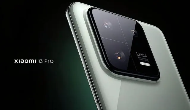 El Xiaomi 13 Pro tiene triple cámara en la parte trasera. Foto: Xiaomi
