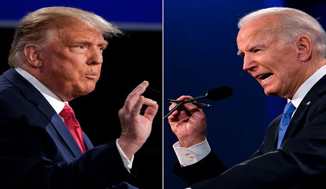 Trump desacreditó las encuestas que colocan a Biden como favorito en Estados Unidos. Foto: AFP